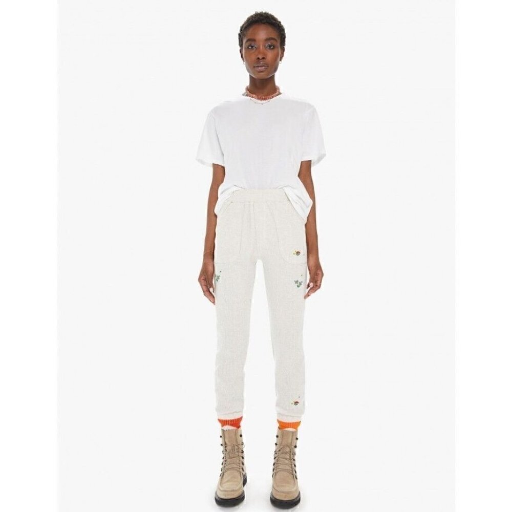 Mother The Blissful Stasher Ankle With The Rising Sun Thermal Sweatpants SM/MED